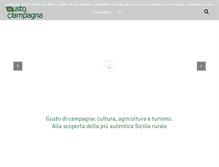 Tablet Screenshot of gustodicampagna.com